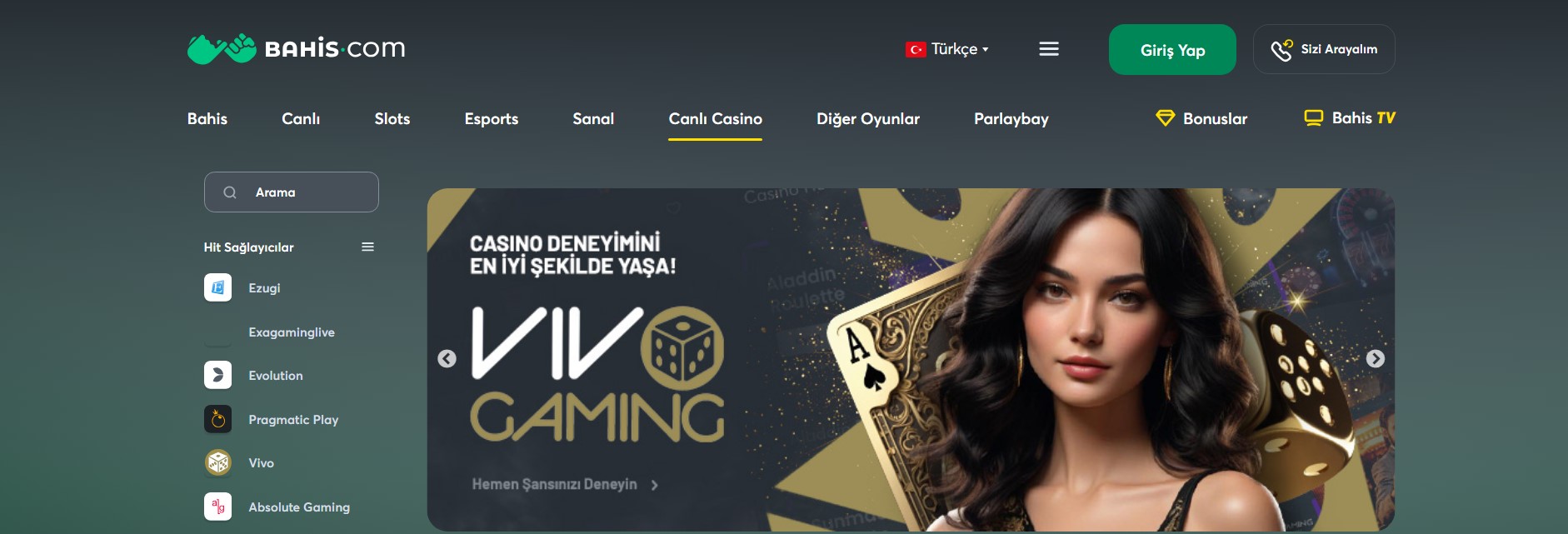 Bahiscom Rulet Oyunu